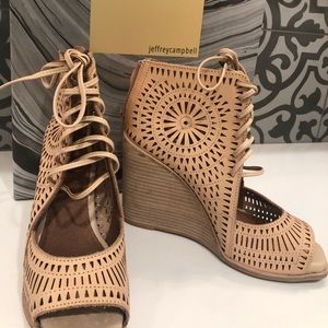 Jeffrey Campbell wedge sandals